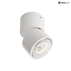 Plafoniera UNI II MINI TILT 1-Lampadina, rotazione cardanica IP20, bianco dimmerabile