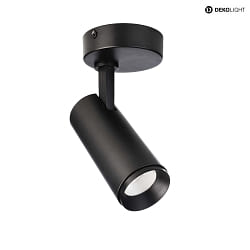 ceiling luminaire LUCEA TILT IP20, deep black dimmable