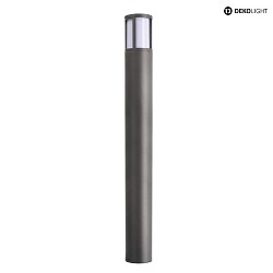 bollard lamp FACADO II 1000MM OPAL round E27 IP65, dark grey, mat dimmable