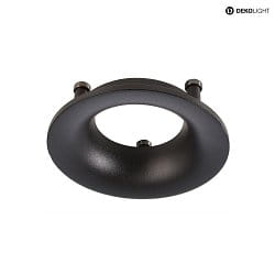 Reflektor Ring fr Serie UNI II,  8.2cm / H 2.6cm, Alu-Druckguss, schwarz