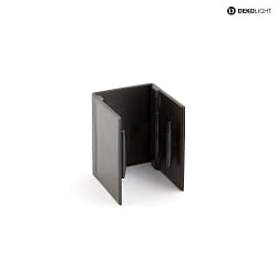 connecting piece PLANO BETON built-in version, black