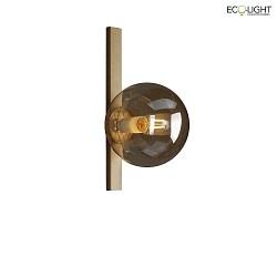 Luminaire mural PLUTO avec interrupteur E14 IP20, ambre, or 