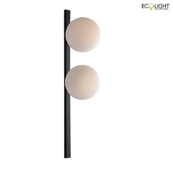 Luminaire mural PLUTO E14 IP20, noir , blanche 