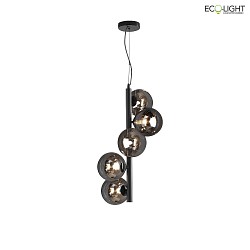 Luminaire  suspension NEPTUN G9 IP20, couleurs fume, noir  