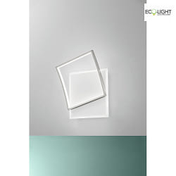 Luminaire de plafond OVEST LED IP20, argent, blanche 