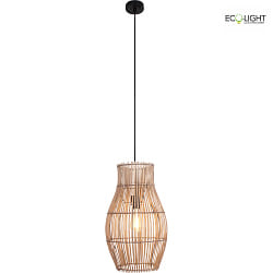 Luminaire  suspension BAMBOO E27 IP20, couleur naturelle 