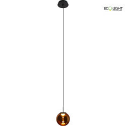 Luminaire  suspension ALTAIR LED IP20, ambre, noir 