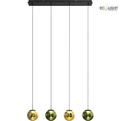 Luminaire  suspension ALTAIR LED IP20, vert, or, noir 