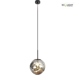 Luminaire  suspension CANOPUS E27 IP20, noir, argent, blanche 