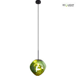 Luminaire  suspension CANOPUS E27 IP20, vert, noir 