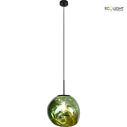 Luminaire  suspension CANOPUS E27 IP20, vert, noir 