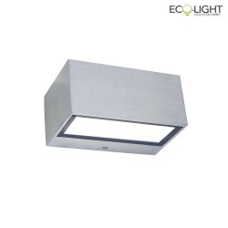 Luminaire mural dextrieur GEMINI UP&DOWN  2 flammes IP44, acier inoxydable