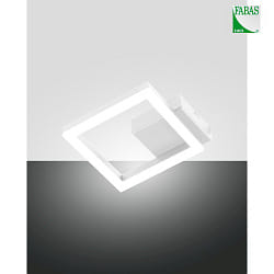 Lampada da parete e soffitto BARD IP20, satinato, bianco dimmerabile