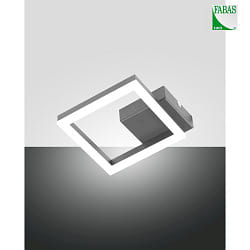 Lampada da parete e soffitto BARD IP20, antracite, satinato dimmerabile