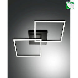 ceiling luminaire BARD IP20, satined, black dimmable