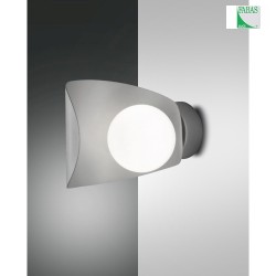 Fabas Luce ADRIA LED Wandleuchte, silbergrau