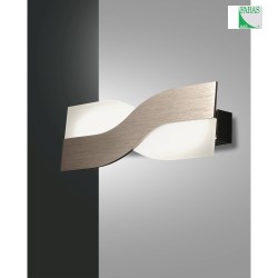 Fabas Luce RIACE LED Wandleuchte  Lnge 30cm, Bronze satiniert