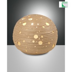 Table lamp CORVARA, E14, 1x 40W, IP20, khaki