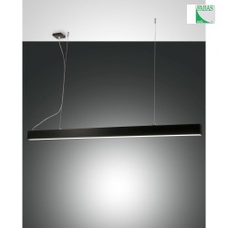 Luminaire  suspension NEXT haut bas, avec variateur tactile IP20, satin, noir gradable