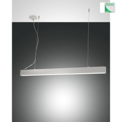 Luminaire  suspension NEXT haut bas, avec variateur tactile IP20, satin, blanche gradable