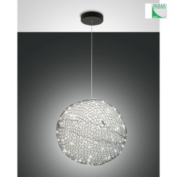 LED Pendant luminaire SUMTER, 18W, 3000K, 1780lm, IP20, black