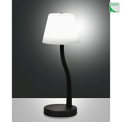 Lampe de table IBLA IP20, noir  gradable