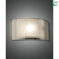 Lampada da parete ALIDE E27 IP20, Grigio, trasparente, Bianco 