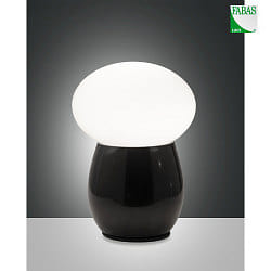 table lamp FREDDY E27 IP20, black dimmable