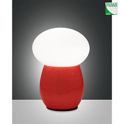 table lamp FREDDY E27 IP20, red dimmable