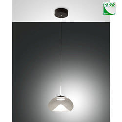 pendant luminaire BRENA 1 flame IP20, black dimmable