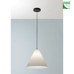 pendant luminaire CONE E27 IP20, black, wine red