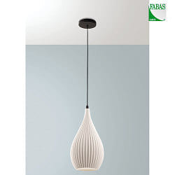 pendant luminaire LISA E27 IP20, black, wine red