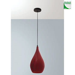 pendant luminaire LISA E27 IP20, black, mustard yellow