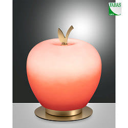 table lamp WENDY IP20, satined brass dimmable