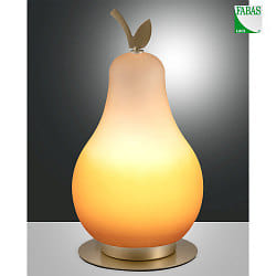 table lamp WILMA IP20, satined brass dimmable