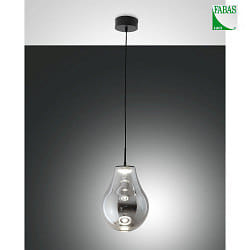 pendant luminaire NOA 1 flame IP20, black dimmable