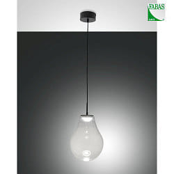 pendant luminaire NOA 1 flame IP20, black dimmable