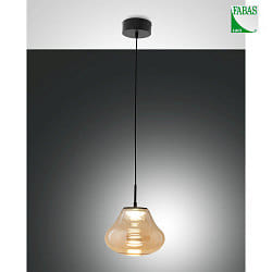 LED Pendelleuchte DEVA, 1-flammig, 14W, 2700/3000/4000K, 1510lm, IP20, dimmbar, amber