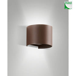 LED Auenwandleuchte CODY, 12W, 3000K, 1448lm, IK03, IP54, corten