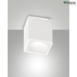 LED Deckenstrahler COIBA LxBxH 9x9x10,5cm 13W 3000K 825lm IP20 rckversetzt, eckig, wei