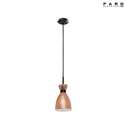 pendant luminaire RETRO E14 IP20, copper, mat 