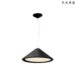 Luminaire  suspension SAIGON IN 3 flammes E27 IP20, noir mat 