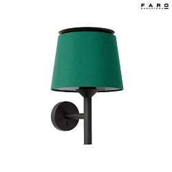 wall luminaire SAVOY E27 IP20, green, black 