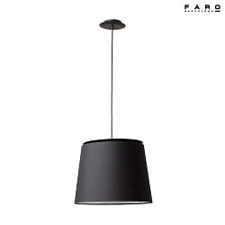 pendant luminaire SAVOY E27 IP20, black 