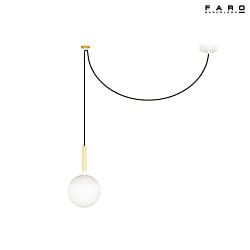 pendant luminaire MINE PC E27 IP20, white matt 