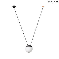 pendant luminaire MINE PC SPACE E27 IP20, dark grey 