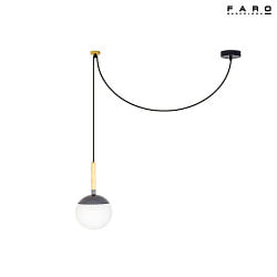 pendant luminaire MINE PC E27 IP20, dark grey 