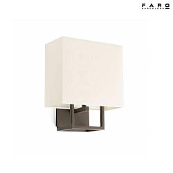 Lampada da parete VESPER E14 IP20, beige 