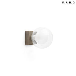 wall luminaire PERLA G9 IP44, bronze 