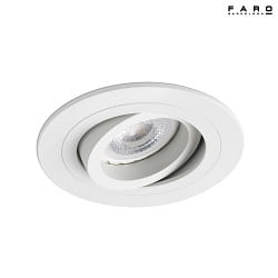 Apparecchio da incasso a soffitto RADON R GU10 IP20, bianco opaco 